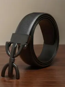 Roadster Men Textured Italian Leather Formal Belt