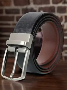 Roadster Men Textured Italian Leather Reversible Formal Belt
