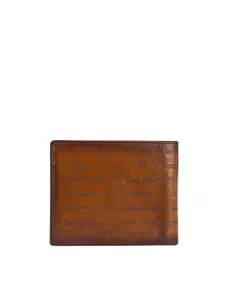 Da Milano Women Textured Leather Two Fold Wallet