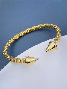 ZIVOM Gold-Plated Cuff Bracelet