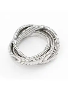 ZIVOM Silver-Plated Bangle-Style Bracelet