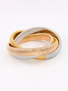 ZIVOM Rose Gold-Plated Bangle-Style Bracelet