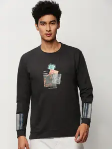 SHOWOFF Graphic Printed Cotton Sweatshirt
