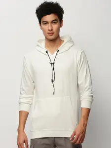 SHOWOFF Long Sleeves Hooded Cotton Pullover