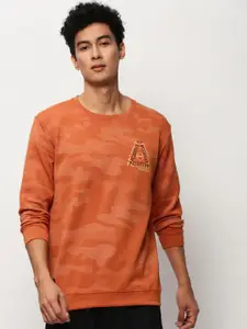 SHOWOFF Camouflage Printed Cotton Pullover