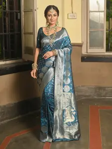 Anouk Ethnic Motifs Woven Design Zari Art Silk Banarasi Saree