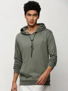 SHOWOFF Long Sleeves Hooded Cotton Pullover
