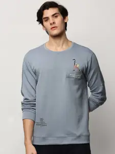 SHOWOFF Conversational Printed Cotton Pullover