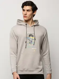 SHOWOFF Graphic Printed Hooded Cotton Pullover