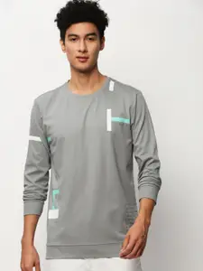 SHOWOFF Typography Printed Cotton Pullover