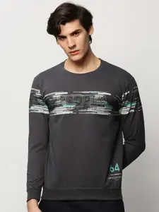 SHOWOFF Graphic Printed Cotton Pullover
