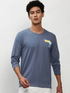 SHOWOFF Graphic Printed Cotton Sweatshirt