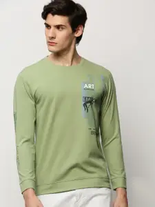 SHOWOFF Graphic Printed Cotton Sweatshirt