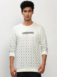 SHOWOFF Conversational Printed Cotton Sweatshirt