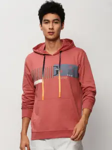SHOWOFF Graphic Printed Hooded Pullover Cotton Sweatshirt