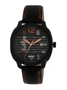 Helix Men Water Resistance Leather Straps Analogue Watch TW027HG15