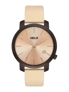 Helix Women Leather Straps Analogue Watch TW032HL38