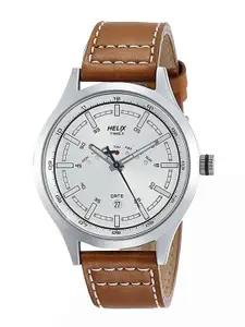 Helix Men Leather Straps Analogue Watch TW003HG12