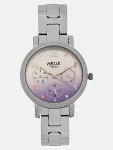Helix Women Stainless Steel Bracelet Style Straps Analogue Watch TW024HL32