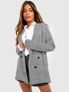 Boohoo Checked Relaxed Fit Blazer