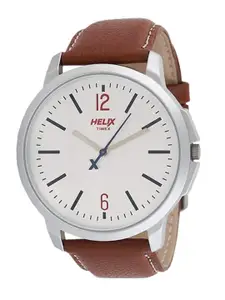 Helix Men Leather Straps Analogue Watch TW027HG00
