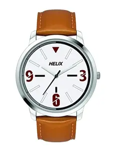 Helix Men Leather Straps Analogue Watch TW039HG01
