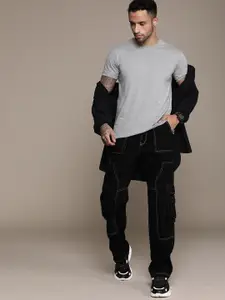 The Roadster Lifestyle Co. Men Straight Fit Cotton Cargo Jeans