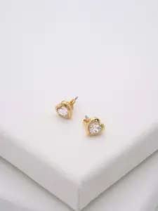 Ted Baker Gold-Plated Heart Shaped Studs