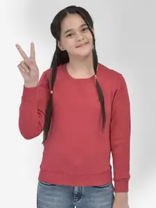 Crimsoune Club Girls Cotton Sweatshirt