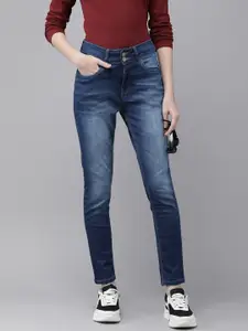 Roadster Women Skinny Fit High-Rise Light Fade Stretchable Jeans