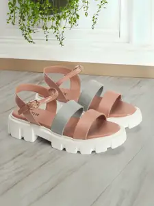 OPHELIA Colourblocked Platform Heels