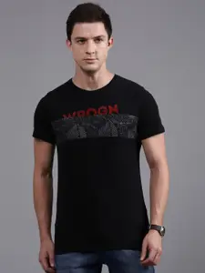 WROGN Graphic Printed Cotton Casual T-Shirt