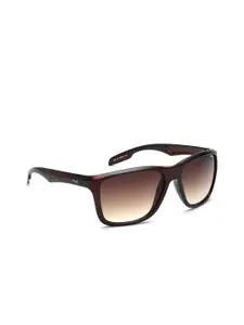 irus Men Square Sunglasses with UV Protected Lens IRS1060C2SG