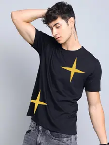 Elibolz Graphic Printed Cotton T-shirt