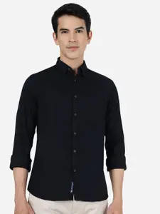 Greenfibre Slim Fit Opaque Pure Cotton Casual Shirt