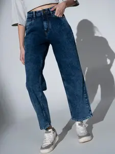 Hubberholme Women Clean Look High-Rise Cotton Jeans