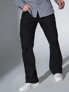 Hubberholme Men Bootcut Fit Mid-Rise Clean Look Stretchable Jeans