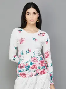 CODE by Lifestyle Floral Printed Knitted Top