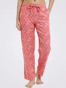 Fruit of the loom Women Mid Rise Straight Lounge Pants