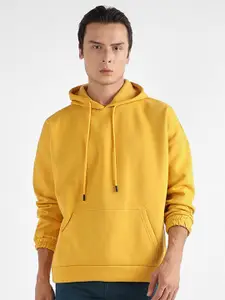 Campus Sutra Cotton Hooded Pullover Sweatshirt