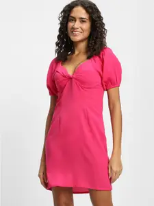 FOREVER 21 Puff Sleeves A-Line Dress