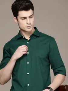 French Connection Solid Slim Fit Casual Shirt