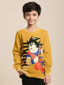 Kids Ville Boys Dragon Balla Z Graphic Printed Cotton Sweatshirts