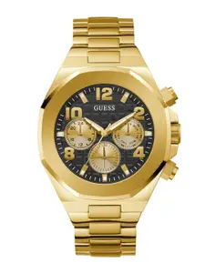 GUESS Men Stainless Steel Bracelet Style Straps Analogue Watch GW0489G2