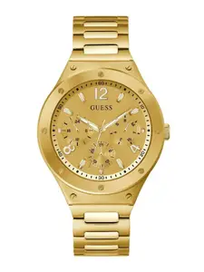 GUESS Men Stainless Steel Straps Analogue Chronograph Watch GW0454G2