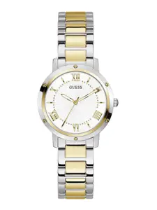 GUESS Women Stainless Steel Bracelet Style Straps Analogue Watch GW0404L2