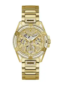 GUESS Women Stainless Steel Bracelet Style Straps Analogue Watch GW0464L2