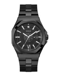 GUESS Men Stainless Steel Bracelet Style Straps Analogue Watch GW0573G3