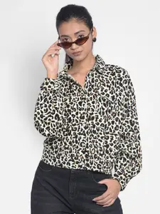 Crimsoune Club Animal Printed Classic Pure Cotton Casual Shirt