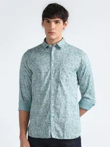Flying Machine Ethnic Motifs Printed Cotton Opaque Casual Shirt
